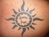 tribal sun tat design